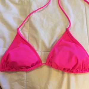hot pink swim top